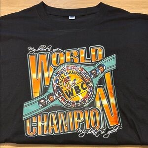 Black WBC Champion Graphic T-Shirt